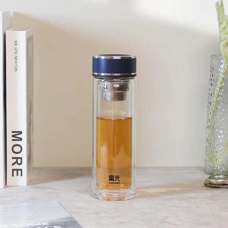 FUGUANG Mingzhi Double-Layer Glass Tea Infuser Cup