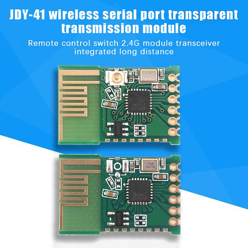 1Pcs 2.4G Remote Control Switch Transparent Transmission Jdy-41 2.4G Wireless Serial Port Module
