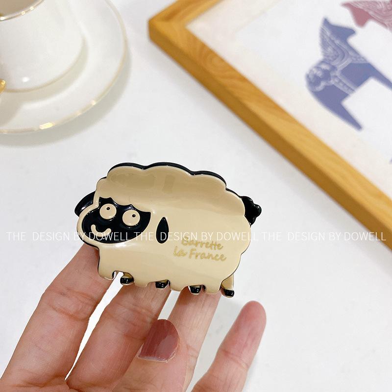 

Beautifully Crafted Sheep Design Hair Clips In Multiple Colors Perfect For Occasion Any Yellow Small
