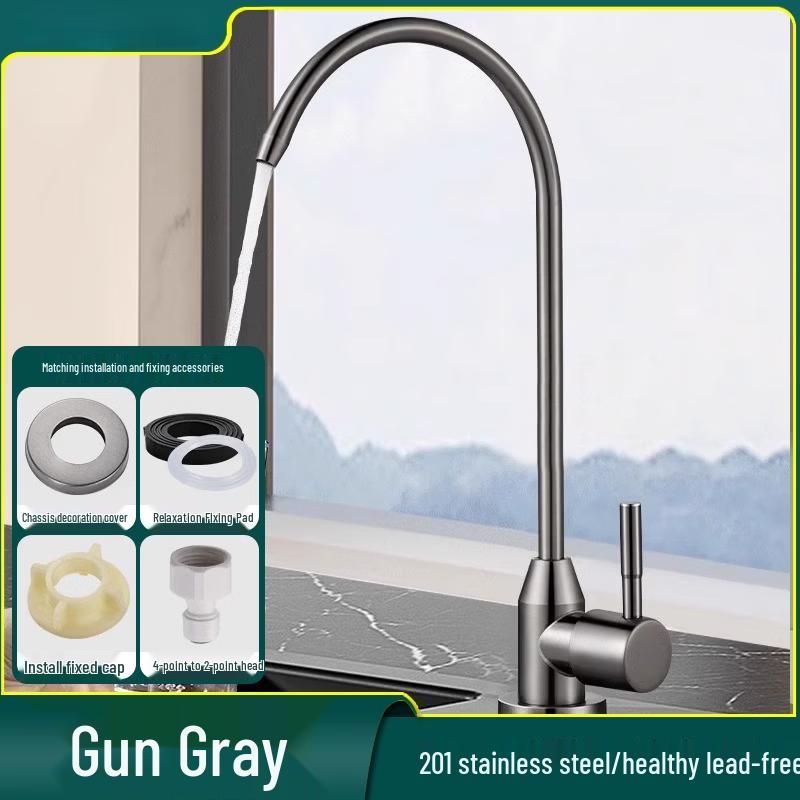 Xihe Brushed Stainless Steel Direct Drinking Water Purifier Faucet
