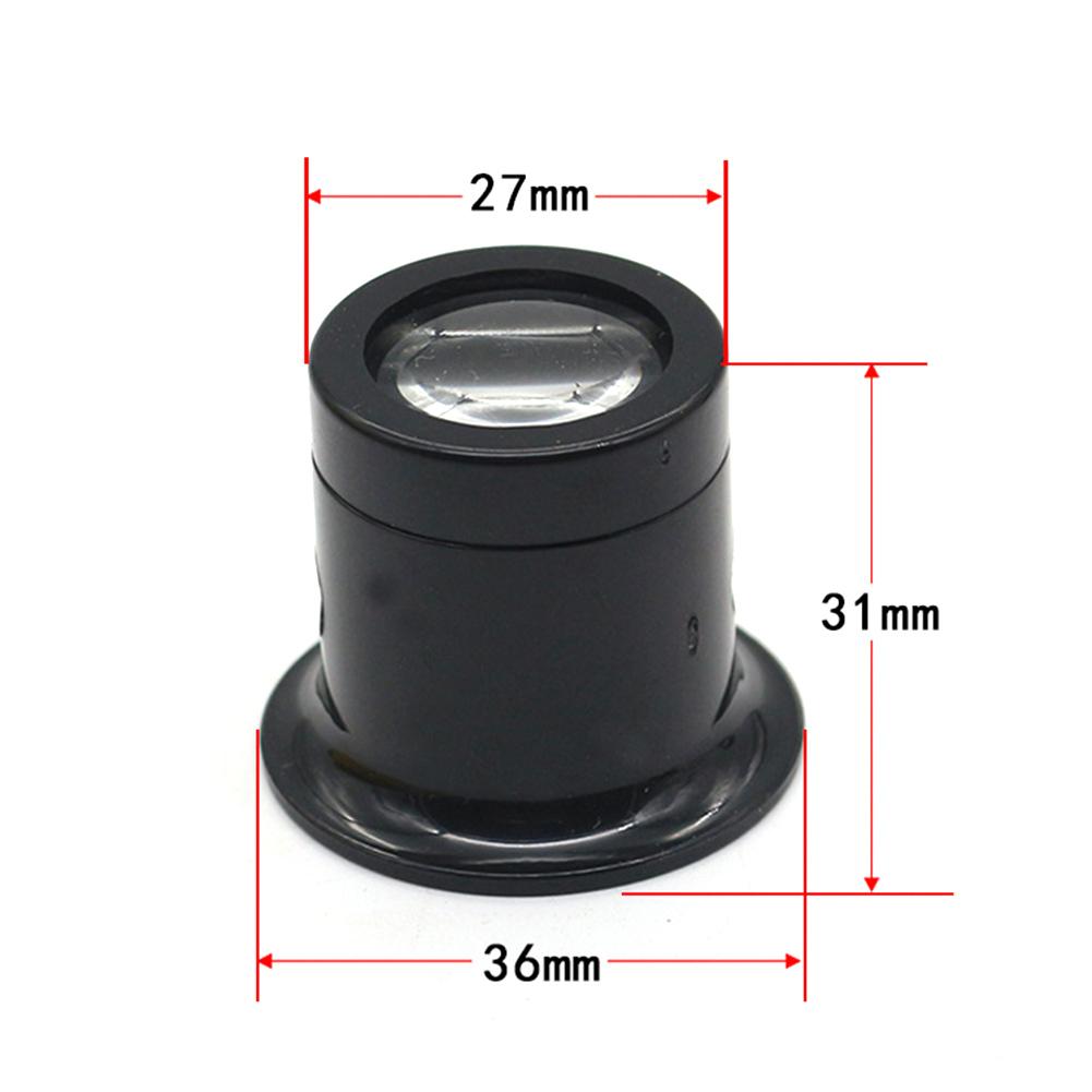 3X 5X 10X 15X 20X Jeweler Watch Magnifier Tool Portable Monocular Magnifying Glass Loupe Lens for Eye Magnifier Len Watchmakers