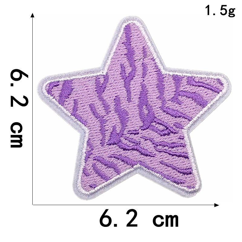 1 Set Embroidered Patches Iron On Cartoon Stickers DIY Garments Backpack Appliques Sewing Badge Patch