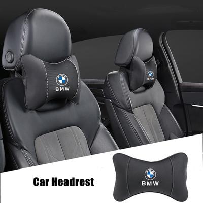 1Pcs Car Seat Headrest Auto Logo Neck Pillow For X1 X2 X3 X5 X4 X6 X7 G32 G11 G12 E70 E91 F40 F34 F30 F20 F10 E87 G30 G20