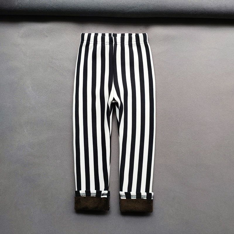 Autumn Winter Print Flowers Thick Warm Kids Toddler Baby Girls Leggings Children's Pants