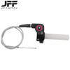 Motorcycle Grips Throttle Handle 1/4 Turn Twist Throttle With 1200mm Cable For KTM Yamaha Honda Kawasaki Suzuki ATV Universal Throttles 2