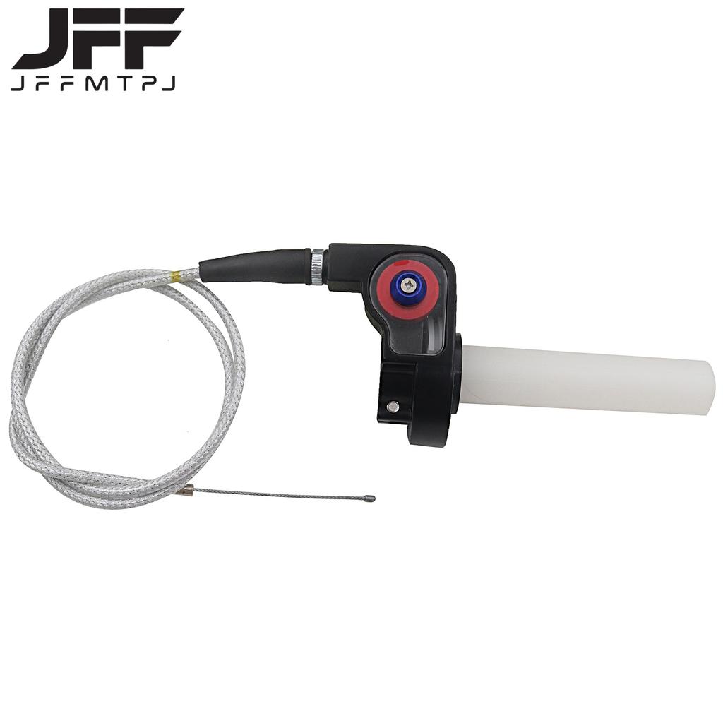 Motorcycle Grips Throttle Handle 1/4 Turn Twist Throttle With 1200mm Cable For KTM Yamaha Honda Kawasaki Suzuki ATV Universal Throttles 2
