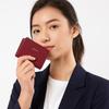 Pu Leather Business Card Holder Large Capacity Bank/ID/Credit Card Bag Women Short Wallet  Shopping
