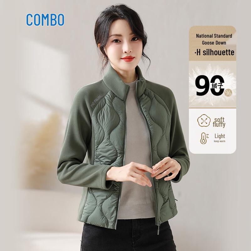 Kangbo Women s Lightweight Stand-Collar Down Jacket M