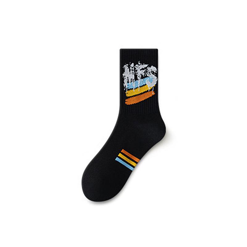 Teen Trendy Men's Socks: Breathable, Odor-Resistant, Thin Pure Cotton for Spring/Summer - Ideal for Middle School and Big Kid Sports.