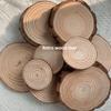 Pine Wood Chips, Logs, Annual Rings, Round Coasters, Anti-scalding and Heat-insulating Coasters, Wooden Placemats,