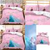 Frozen Flannel Duvet Cover Set For Bedroom Decor And Gift