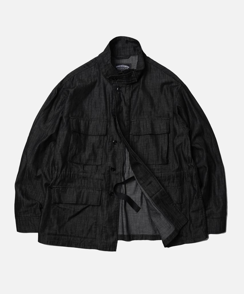 Frizmworks Denim Oversized Bdu Jacket _ Black