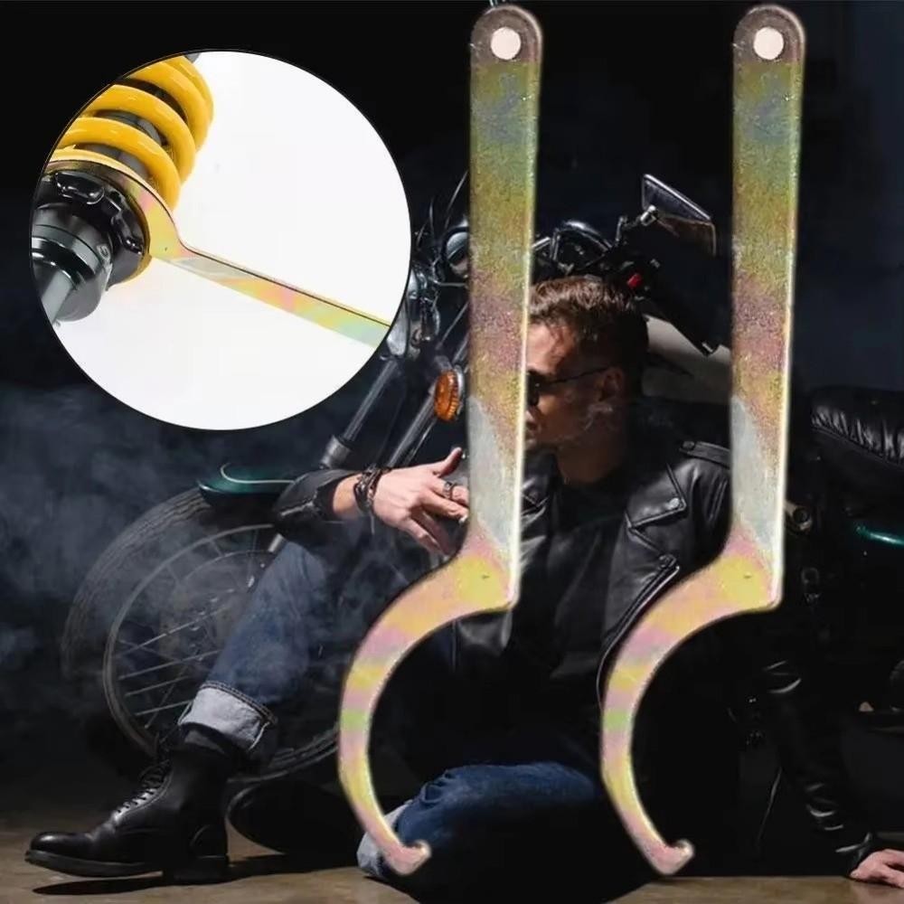 Hook Design Shock Absorbe Wrench Crescent C Spanner Wrench Spring Adjuster Wrench Mechanical Tool