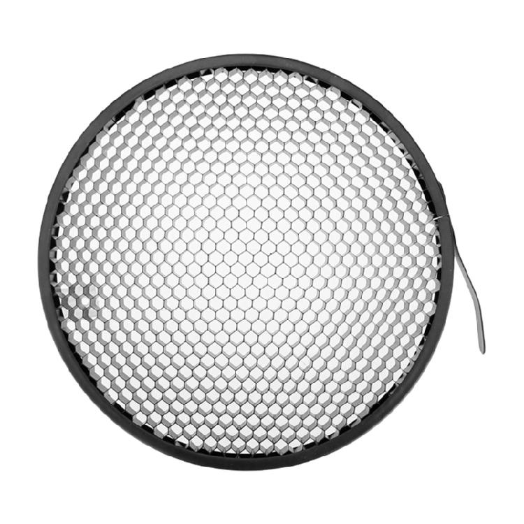 Standard Reflector Flat Diffuser Lamp with 10/20/30/40/50/60 Honeycomb Grid for Flash Studio Strobe Reflector