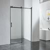 Knobs Door Handle Bathroom Bathtub Stylish 145mm 5.5mm Bolt Black Flat Part Stainless Steel For Shower Enclosures