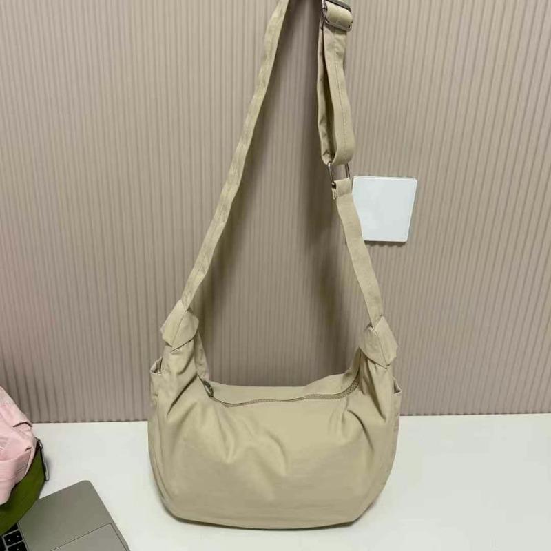Dumpling Bag Casual Trendy Wide-shoulder Strap Large-capacity Single-shoulder Crossbody Bag