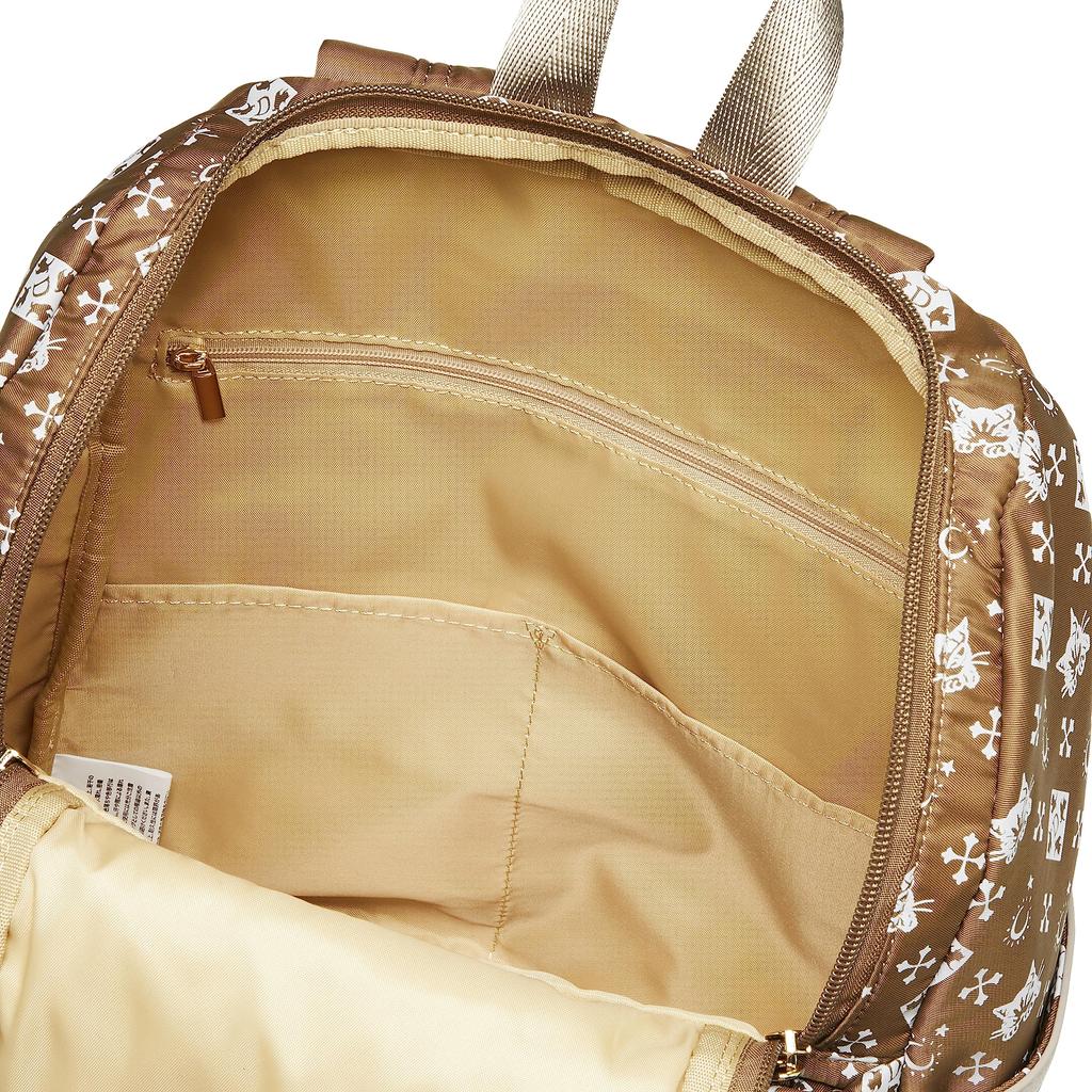 WACHIFIELD T2O Rucksack, Leicht, Wasserabweisend, Kompakt, Leicht, Großes Fassungsvermögen, Damen, Dayan Katze Merchandise Tasche, WTSK-05 (Eiche)