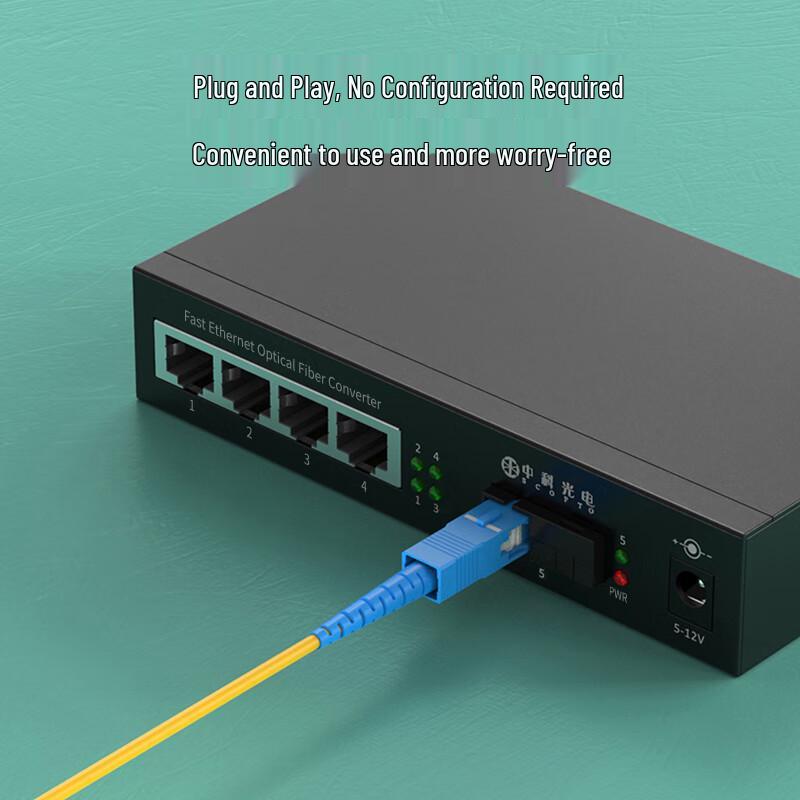 Zhongke Optoelectronics Gigabit Fiber Optic Transceiver