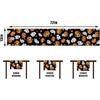Halloween Ghost Pumpkin Table Runner,Halloween Dinner Table Runner Decorations and Supplies for Home Kitchen Dining Room Table-13×72''
