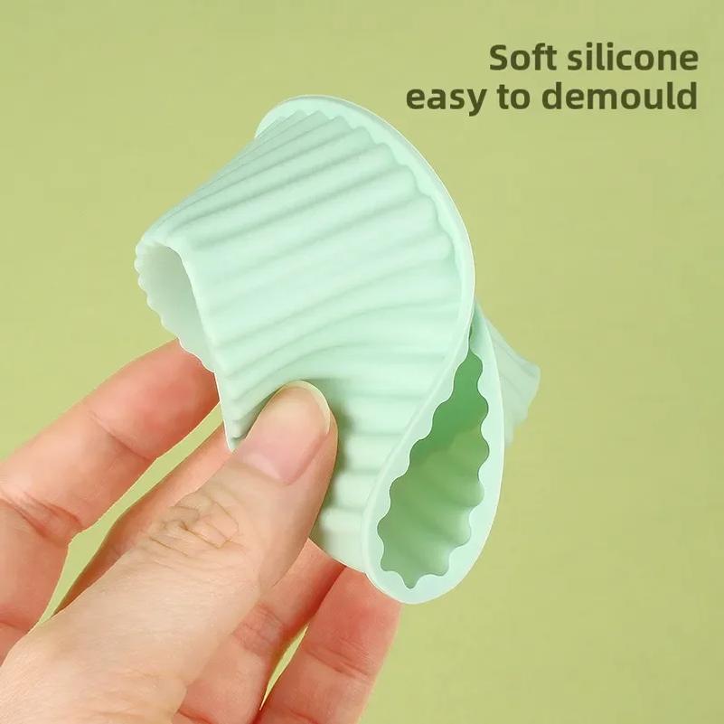 Stampo per Torta in Silicone Ciotola per Friggitrice ad Aria Riutilizzabile per Casa Forno Stampo per Torta Budino Accessori da Forno per Cucina
