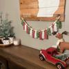 Garland Boho Style Christmas Tassel Ornaments Wooden Beads Navidad Hanging Pendant Colorful Tassel Banner Home Decor