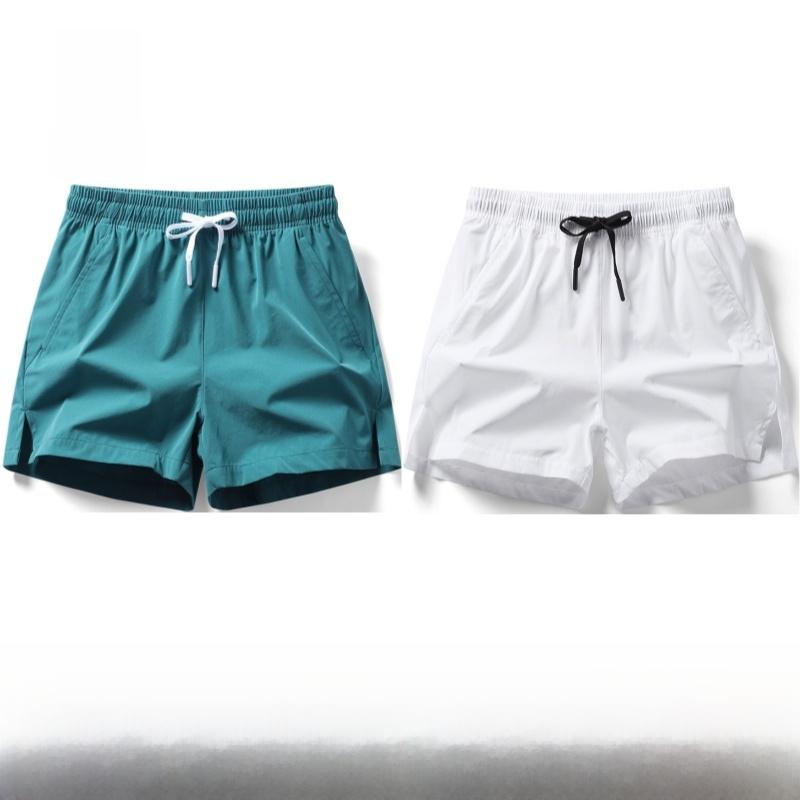 Ice Silk Qui Dry Ort Pants Men Women Summer Thin Cool Feeling Tee-quarter Length Running Fitn Beach Orts Casual
