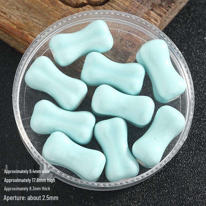Colored Ceramic Bone Beads for DIY Jewelry: Beading, Bracelets, Necklaces, Earrings Accessories