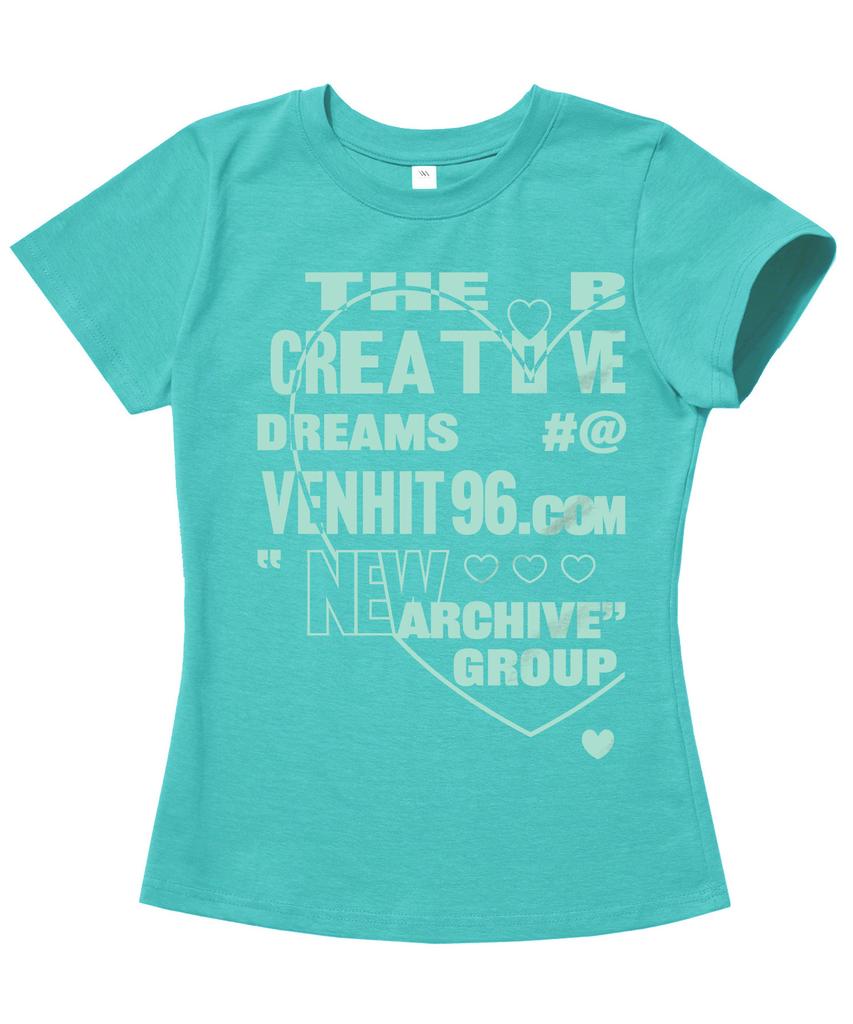 VENHIT Heart Dream Slim Fit Short Sleeve T-Shirt