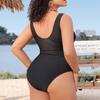 Large Size European and American Sexy One-piece Swimsuit