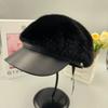 Dopamine Fashion Versatile Imitation Mink Winter Hat Internet Celebrity Ins Warm Autumn and Winter Big Head Beret