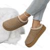 Fashion Women's Cotton Slippers Winter New Fashion Rhinestone Thicken Warm Home Shoes Lightweight Comfortable Outdoor Non Slip Flats