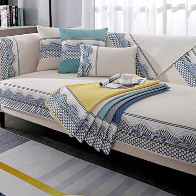 Ice Silk Sofa Cushion Summer Non-slip Summer Mat Ice Cushion Simple Leather Sofa Cushion Cover Cloth Towel Sofa Cover
