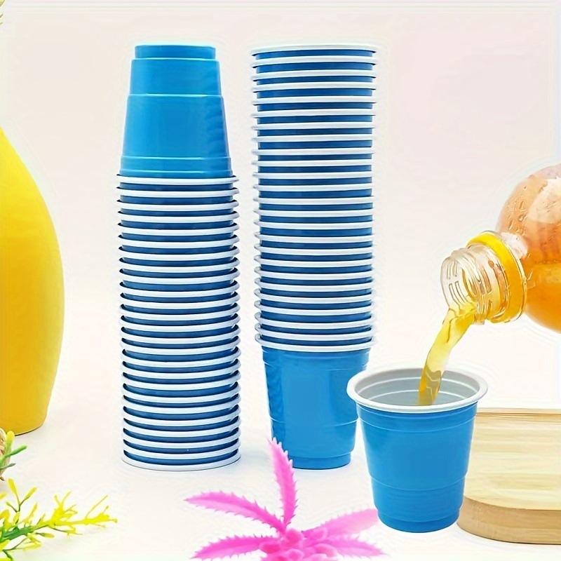 50Pcs Party Disposable Plastic Cups Birthday Wedding Festival Beer Drink Soda Cups Party Game Cups