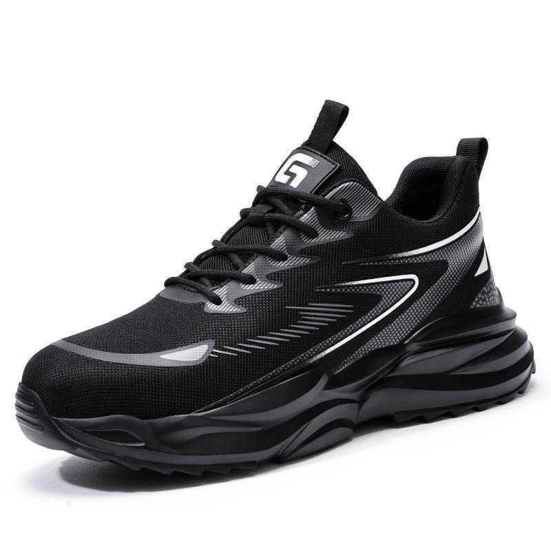 Work Old Shoes, Men's Anti-smashing, Anti-piercing and Non-slip Steel Head Shoes, Wear-resistant, Not Tired When Standing, Safe Labor Insurance 