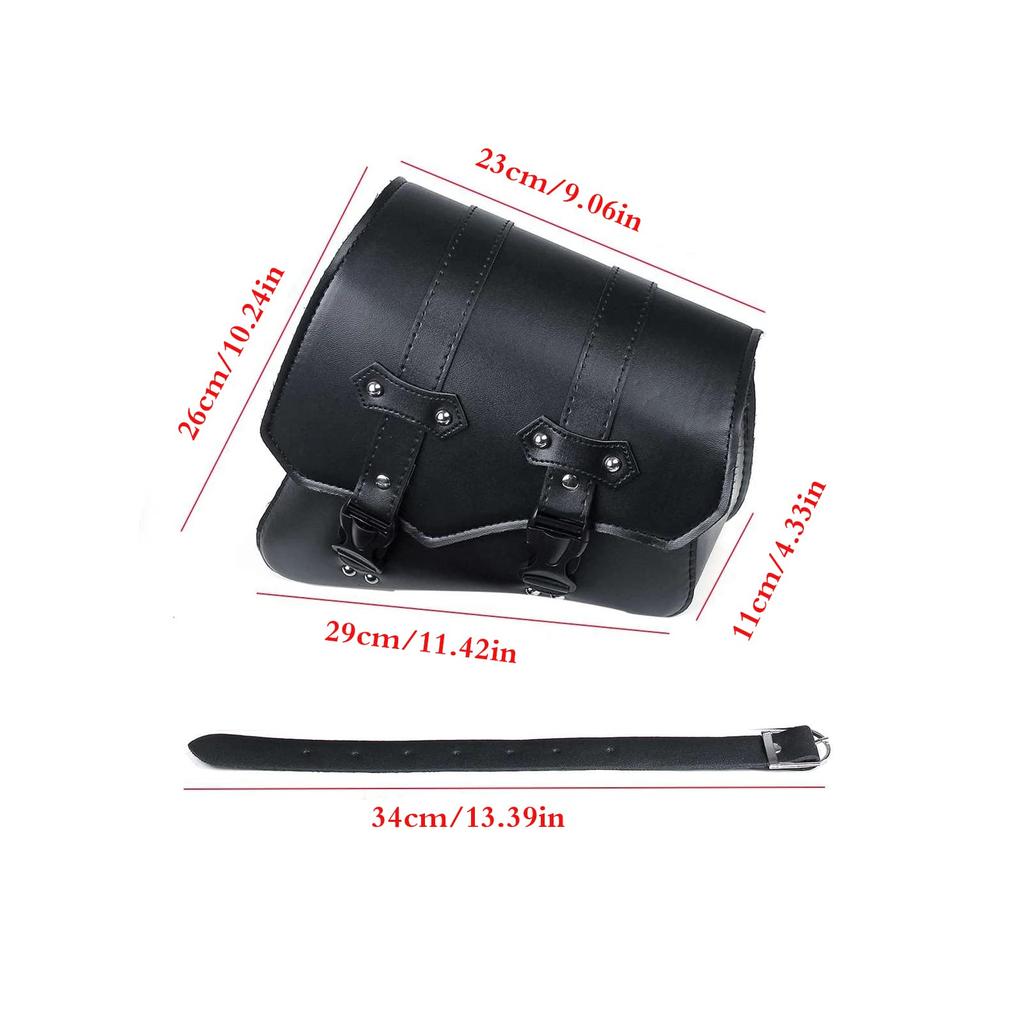 ZSADZS Side Tool Universal Motorcycle Large Tool and Accessory Waterproof Saddlebag Bag, Bag, Bag, Capacity, Storage, (One Set)