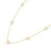 Elegant Pearls Choker Necklace Stylish Pearls Flower Necklace Bracelet Accessory Exquisite Adornment for Women