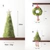 Cute Furrly Christmas Tree Plush Doll Stuffed Toy 2026 New Year Christmas Decorations Couple Xmas Tree Hanging Ornament
