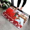 50x80cm Christmas Themed Pattern Soft Nonslip Living Room Floor Mat Carpet Home Decor
