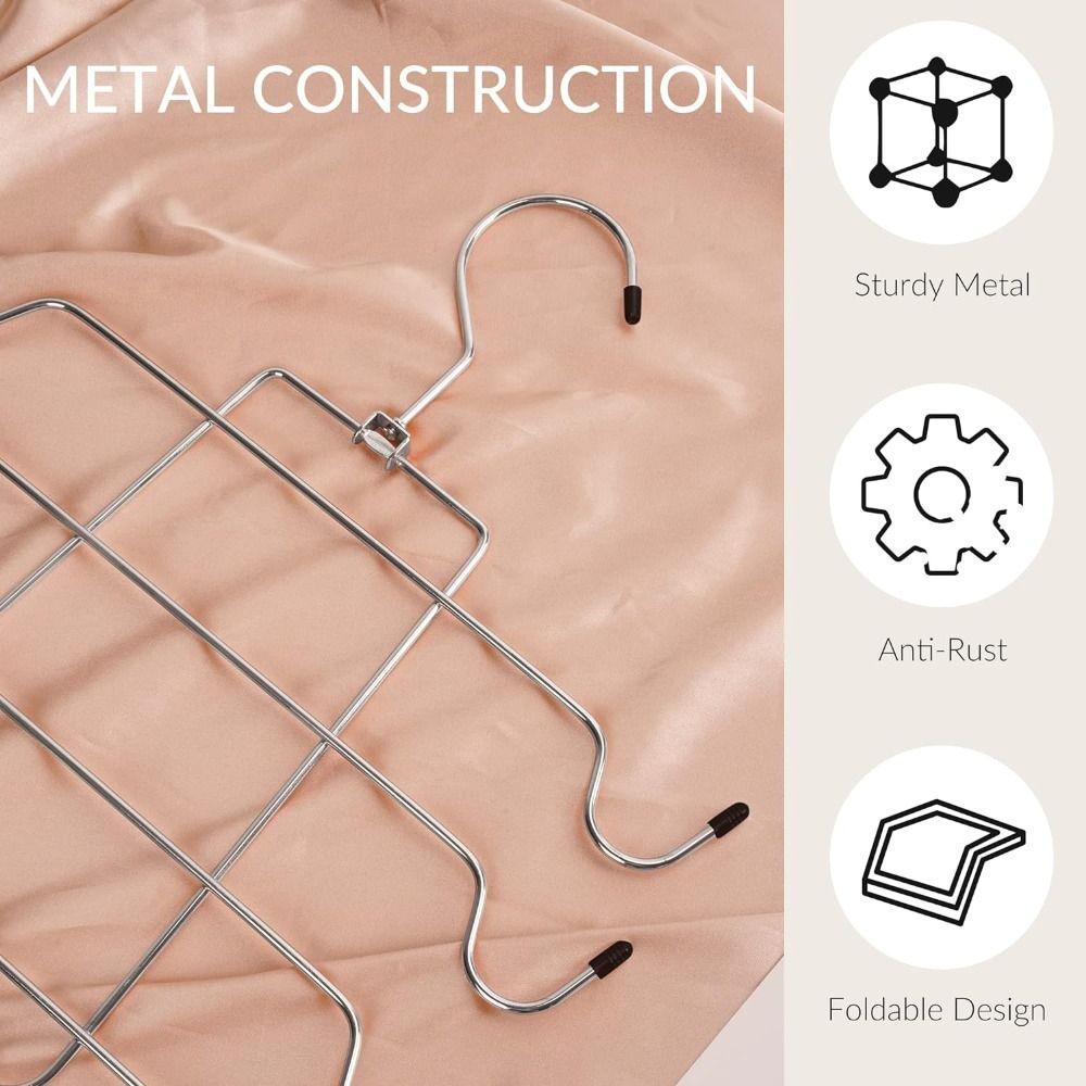 Stainless Steel Bra Tank Top Hangers Save Space Closet Organizers Underwear Hanger  Trouser Racks
