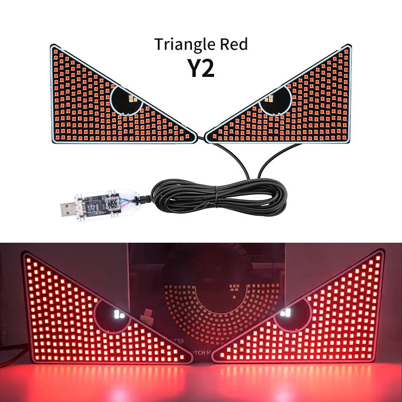 Flexible Led Windshield Display for Cars with Animated Blinking Demon Eyesgeneral Motors Front and Rear Windshield Dynamic Light