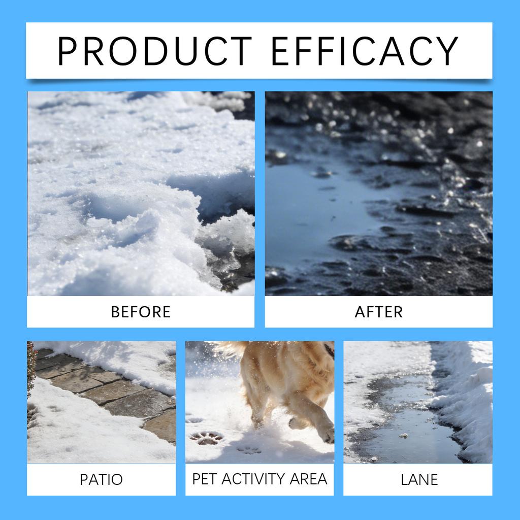 Pet Friendly Snow And Ice Melt Agent  Suitable For Melting Ice And Snow Household Yards  Walkways And Outdoor Areas