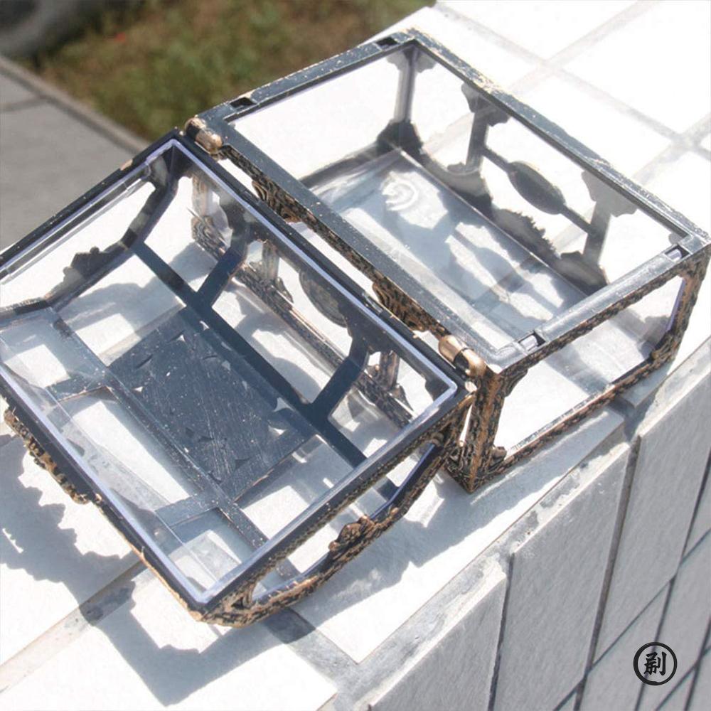 Vintage Treasure Chest Storage Box Transparent Pirate Candy Jewelry Display Box for Wedding Party Birthday