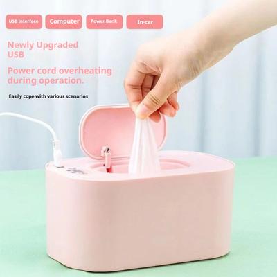 Babyservettsvärmare Bärbar Våtservettsvärmare med LED-display Justerbar Våtservett
