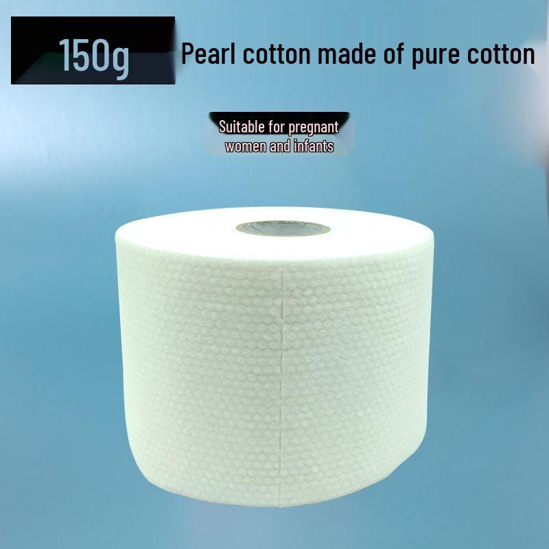 Super Soft 600g Pearl Cotton Towels for Beauty Salons - Thick, Pure Cotton Cleansing Towels in a Large Roll