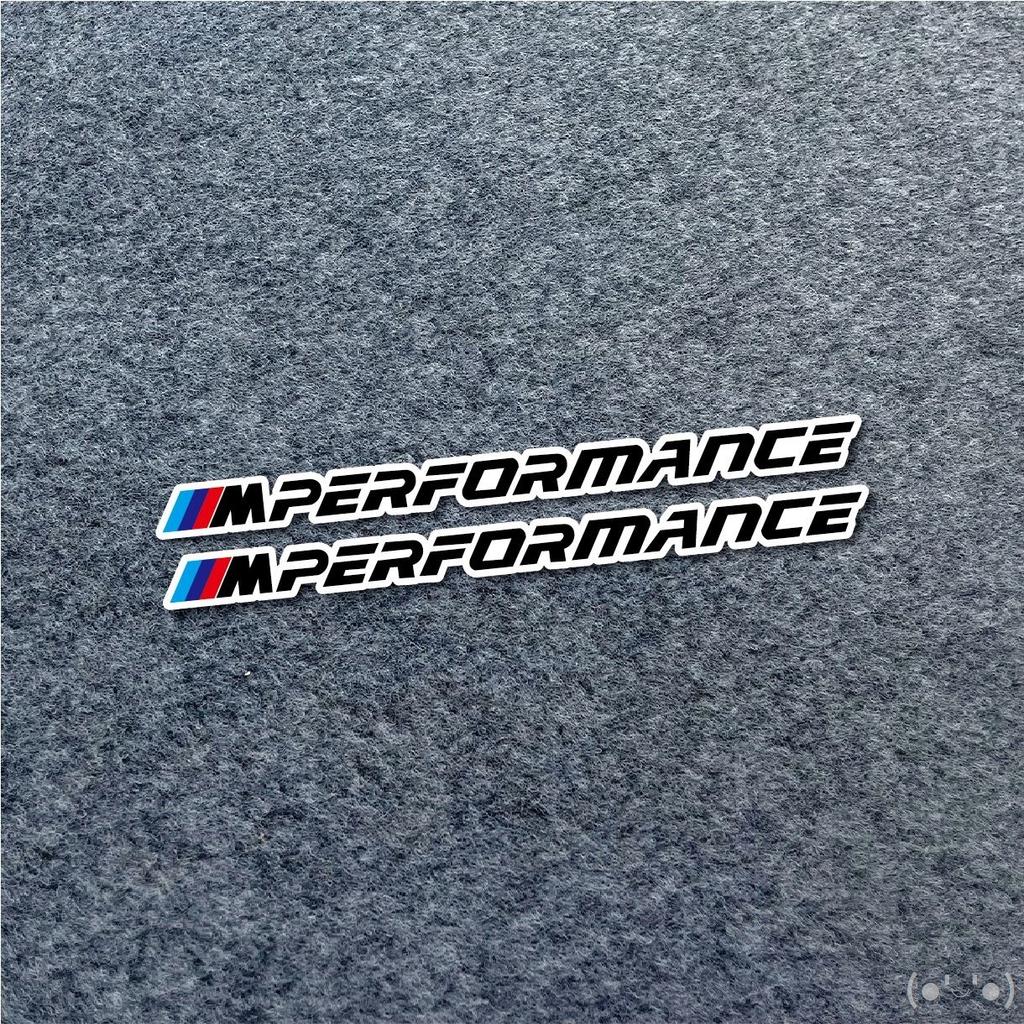 UCFF4 pcs Car Side Door 3D Sticker Badge Decal Decoration For BMW M Logo M2 M3 M4 M5 M6 F48 G01 E84 E83 F39 F10 F30 Accessories