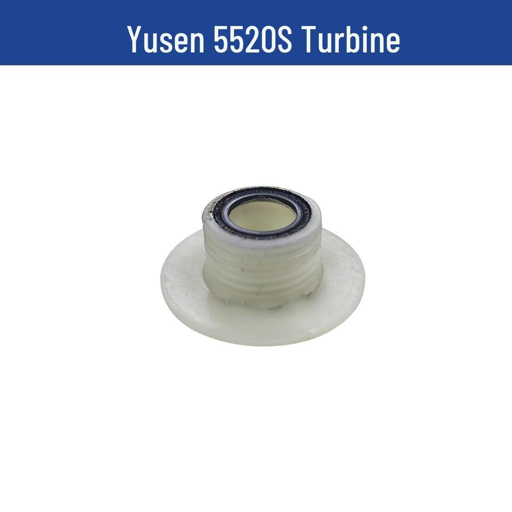 Yusen Chainsaw 5520 Parts: Cylinder, Carburetor, Clutch, Drive Disc, Pull Starter, Ignition Coil, Air Filter.