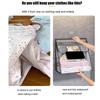 Door Laundry Hamper Bathroom Storage Bag Clear PVC Waterproof Bag With Touchscreen Phone Pouch For Bedroom Nursery Dormitory RV