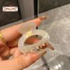 Mini Hair Clip Women Girls Anti-slip Leopard Print Strong Claw Contrast Color Hair Claw Barrette Crab Hairpin Styling Claw Clip Hair Accessories