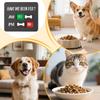 Pet Feeding Reminder Prevent Overfeeding AM/PM Chart Magnets Dog Feeding Reminder Sign for Food Home Apartment Kitchen Door
