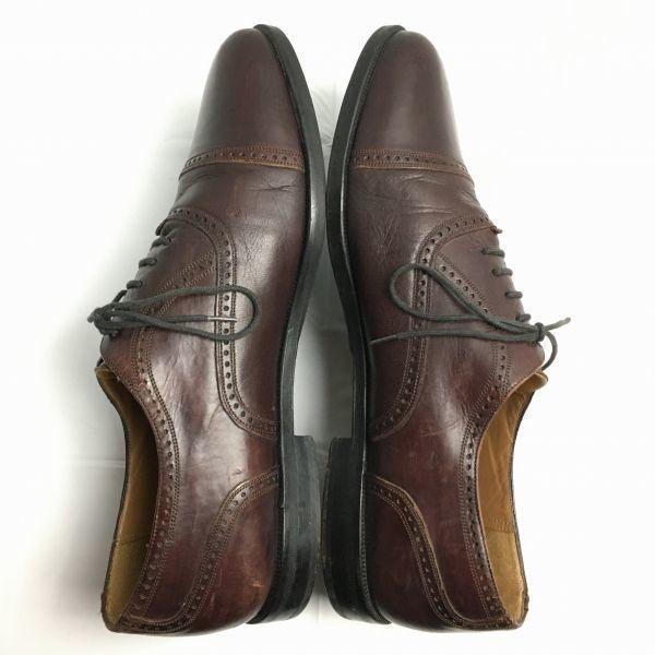 80s90s Vintage MEZLAN FLORENCE Model Cap Toe Business Shoes Brown Size 10.5M 28.028.5(USED)